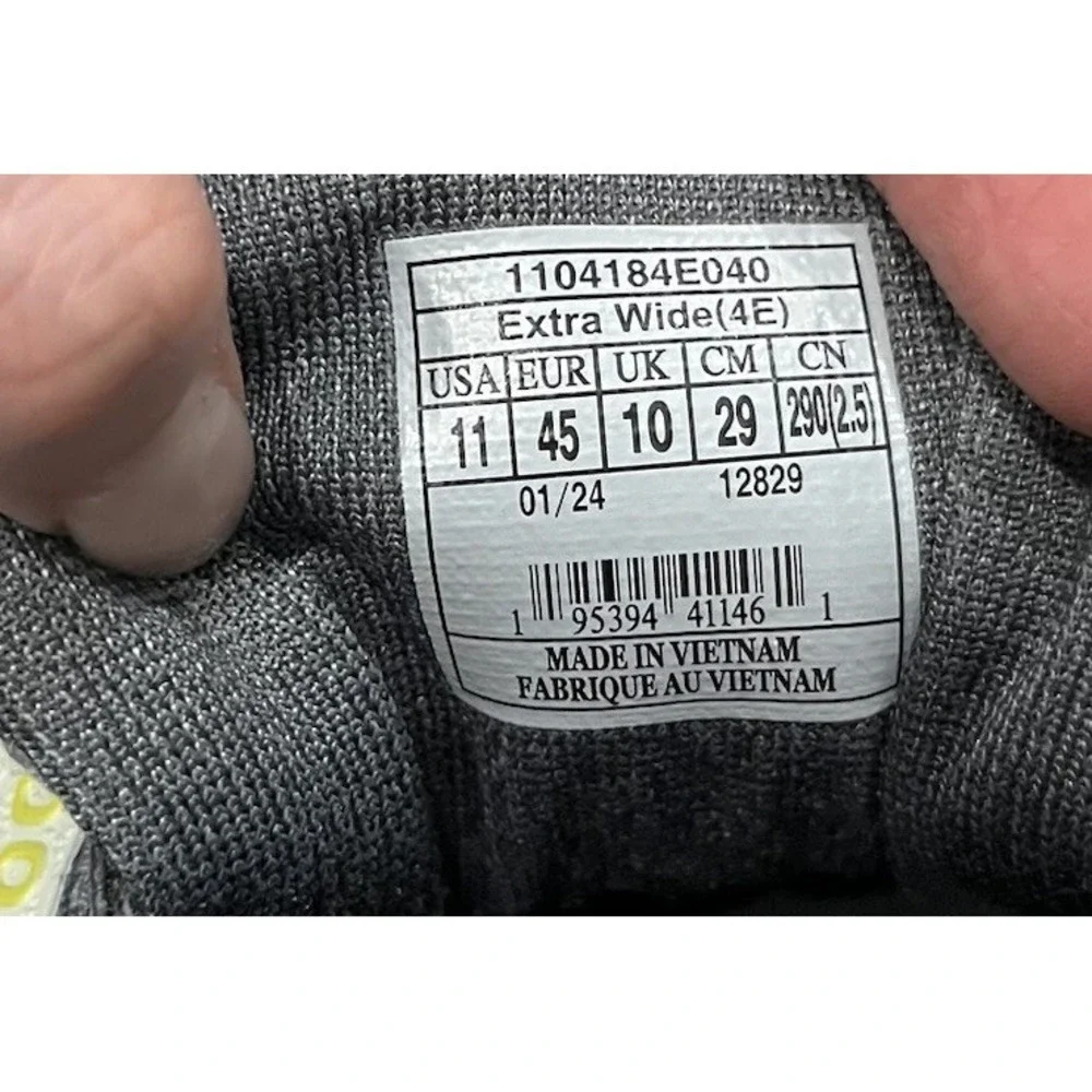 Brooks Gray Ghost 16‎ Neutral Cushion Men's Athletic Shoes Size 11 Extra Wide 4E